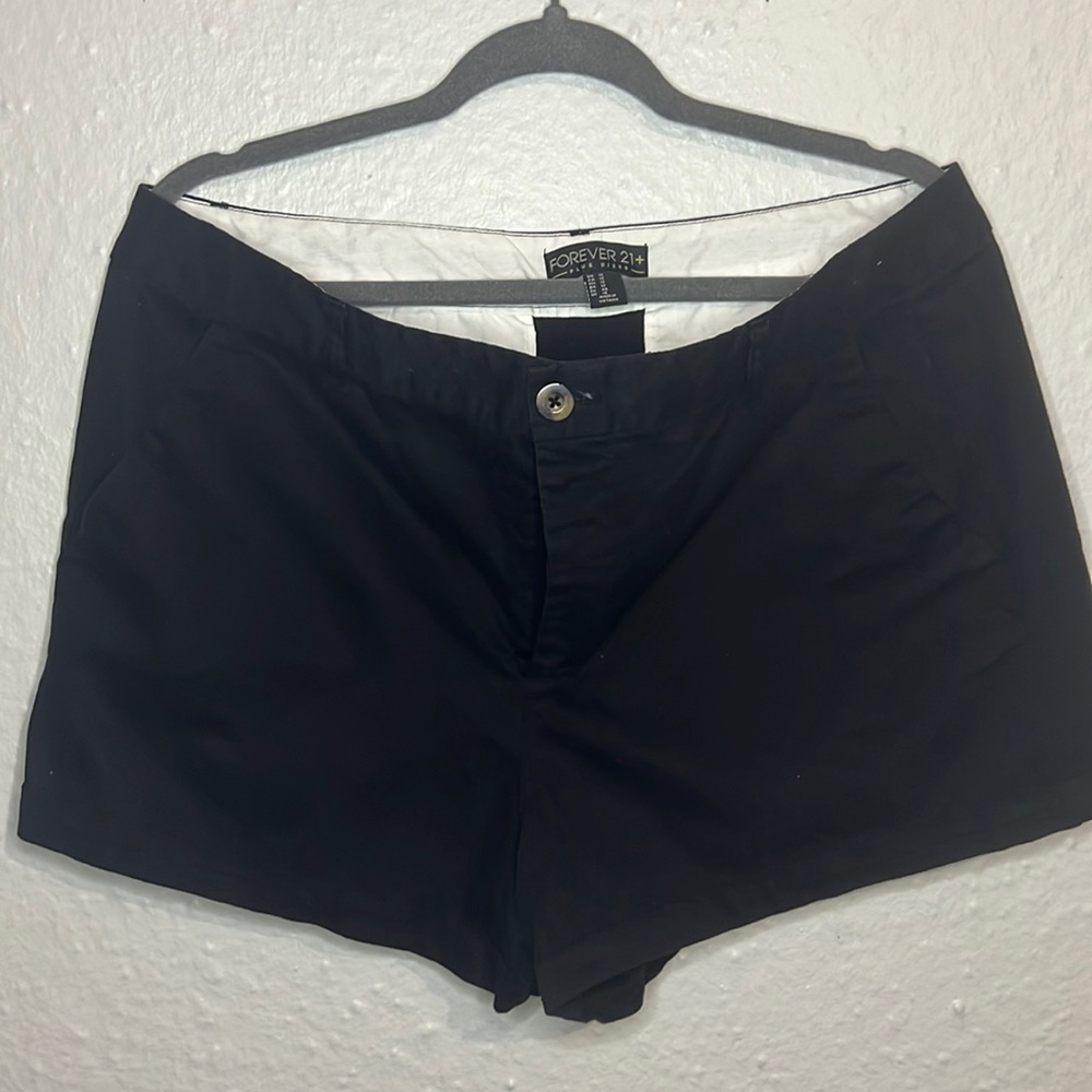 Black Shorts. Runs small if curvy. Forever 21 Size 12